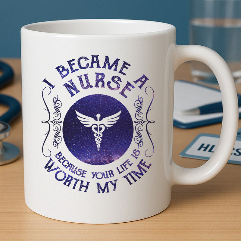 I Became A Nurse Mug