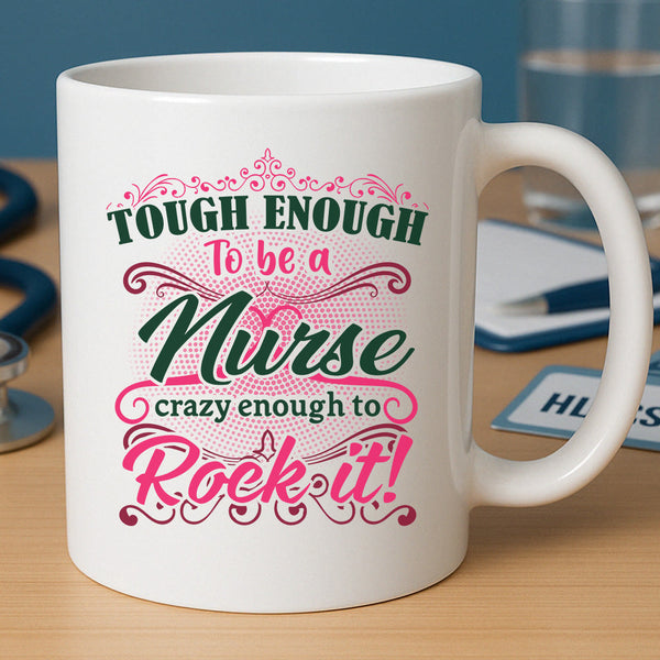 Tough Enough To Be A Nurse Mug