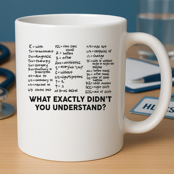 Nurse Acronyms Mug