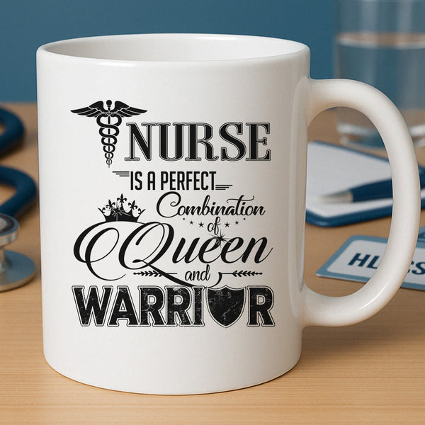 Combination Of Queen And Warrior Mug