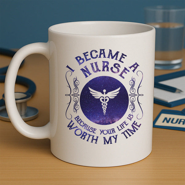 I Became A Nurse Mug