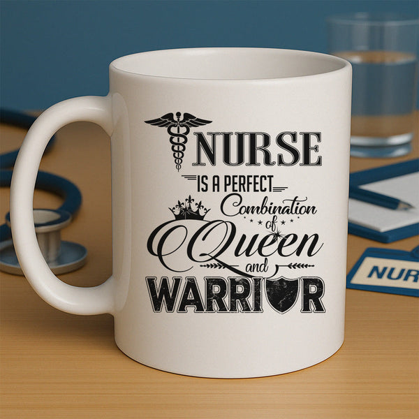 Combination Of Queen And Warrior Mug