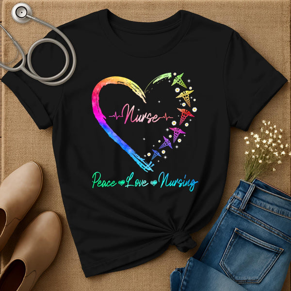 Peace Love Nursing T-Shirt