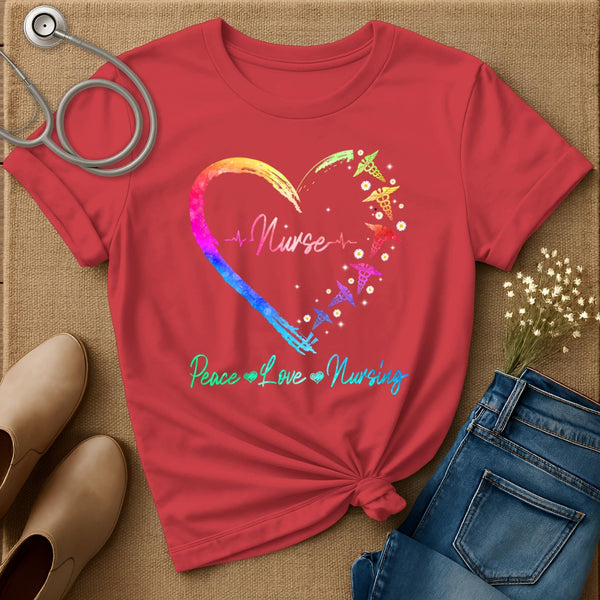 Peace Love Nursing T-Shirt